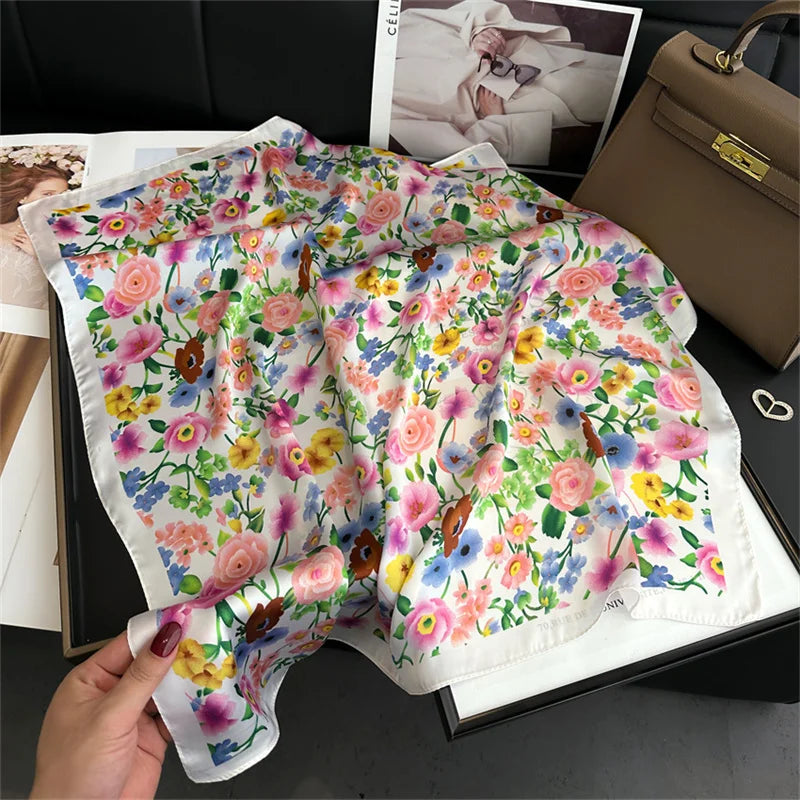 Silke Satin Tørklæde til Kvinder