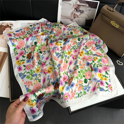 Silke Satin Tørklæde til Kvinder