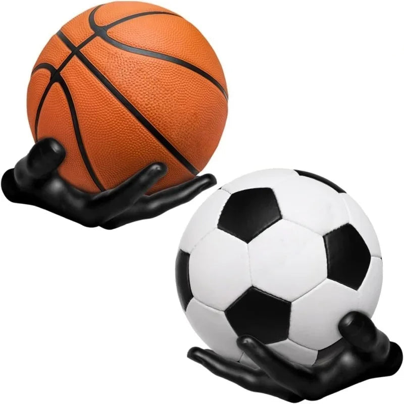 Håndformet Vægmonteret Sportsboldholder