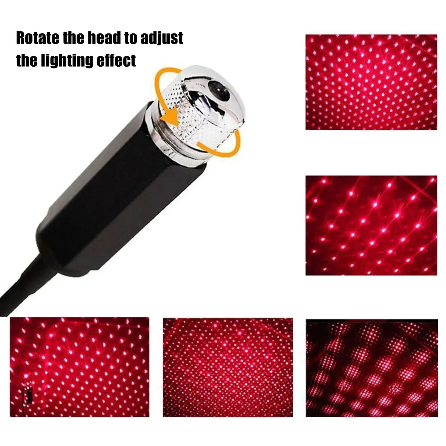 Mini LED Billoft Stjerne Natlampe