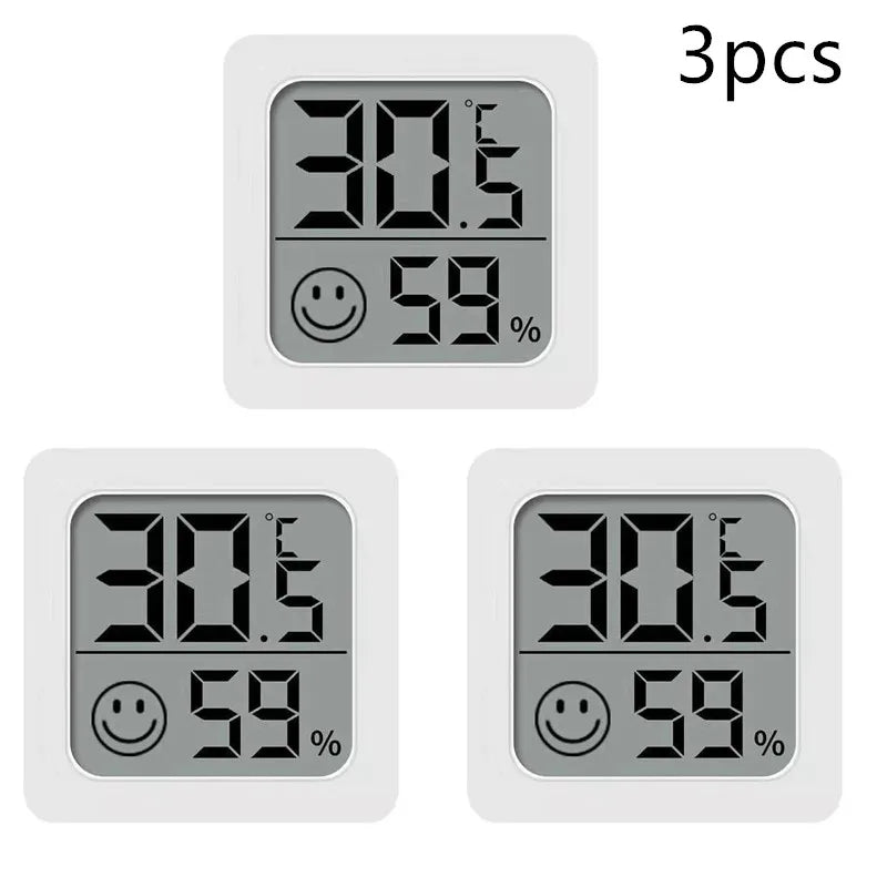 Mini LCD-termometer Hygrometer og Fugtighedsmåler