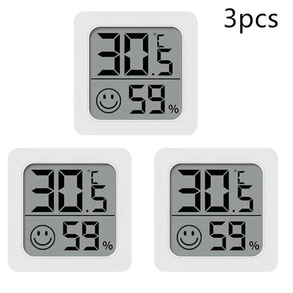 Mini LCD-termometer Hygrometer og Fugtighedsmåler