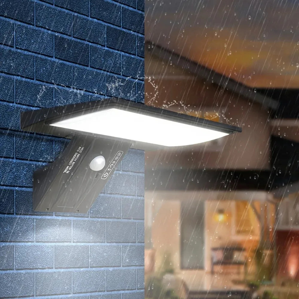 Udendørs Solcellelampe med Bevægelsessensor Vandtæt 90 LED’er