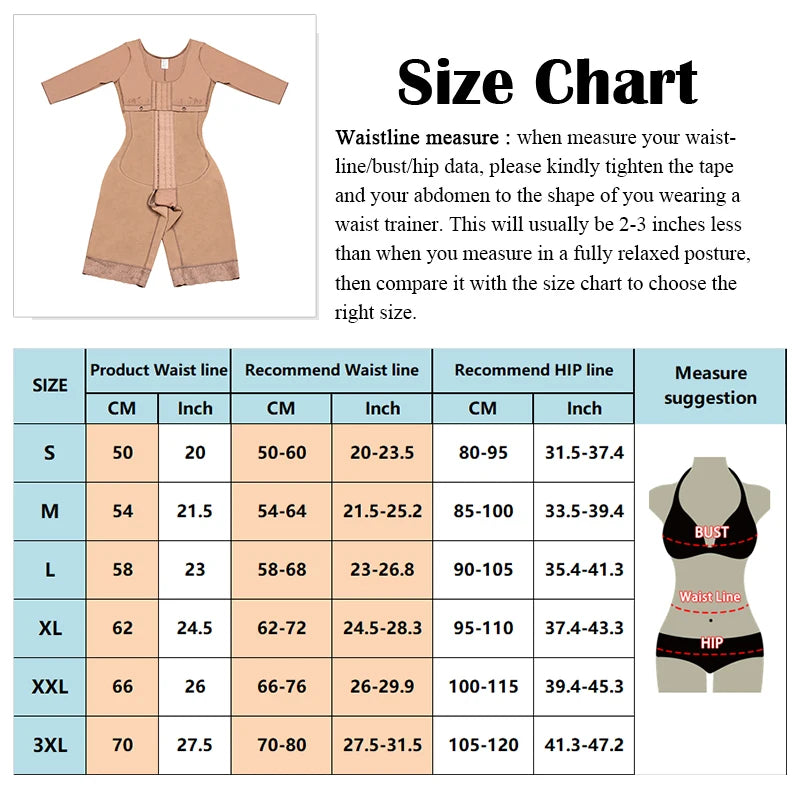 Helkrops Shapewear med Armkompression
