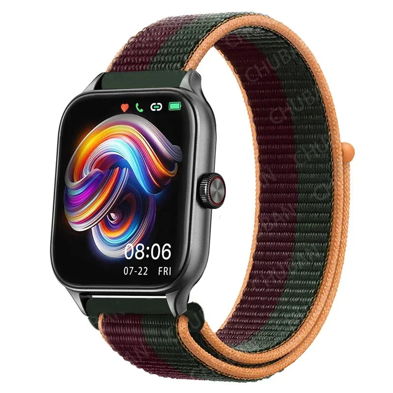 Nylonløkke Urrem til Amazfit, Samsung, Huawei, Xiaomi, Garmin