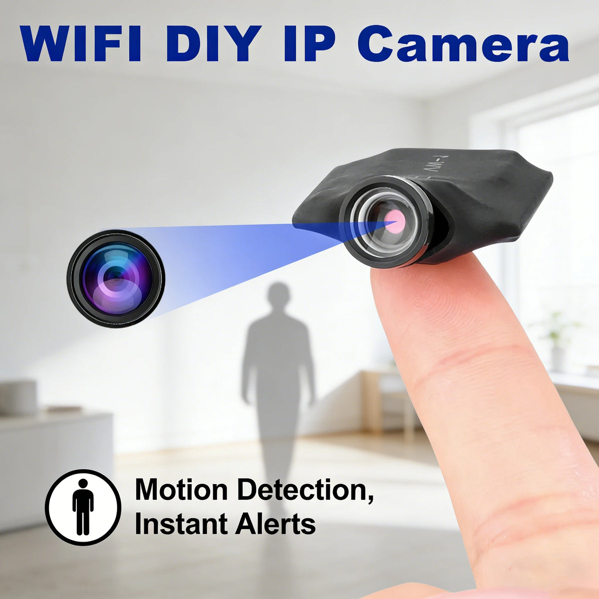 1080P Mini WiFi-Kamera med Bevægelsesregistrering