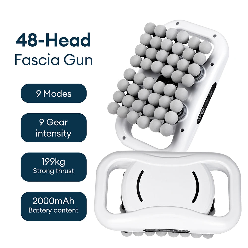 48-Hoveders Fascia Massagepistol til Hele Kroppen