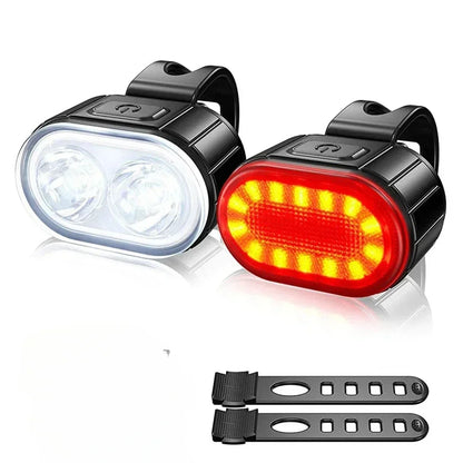 Type-C Genopladelig LED Cykellygte