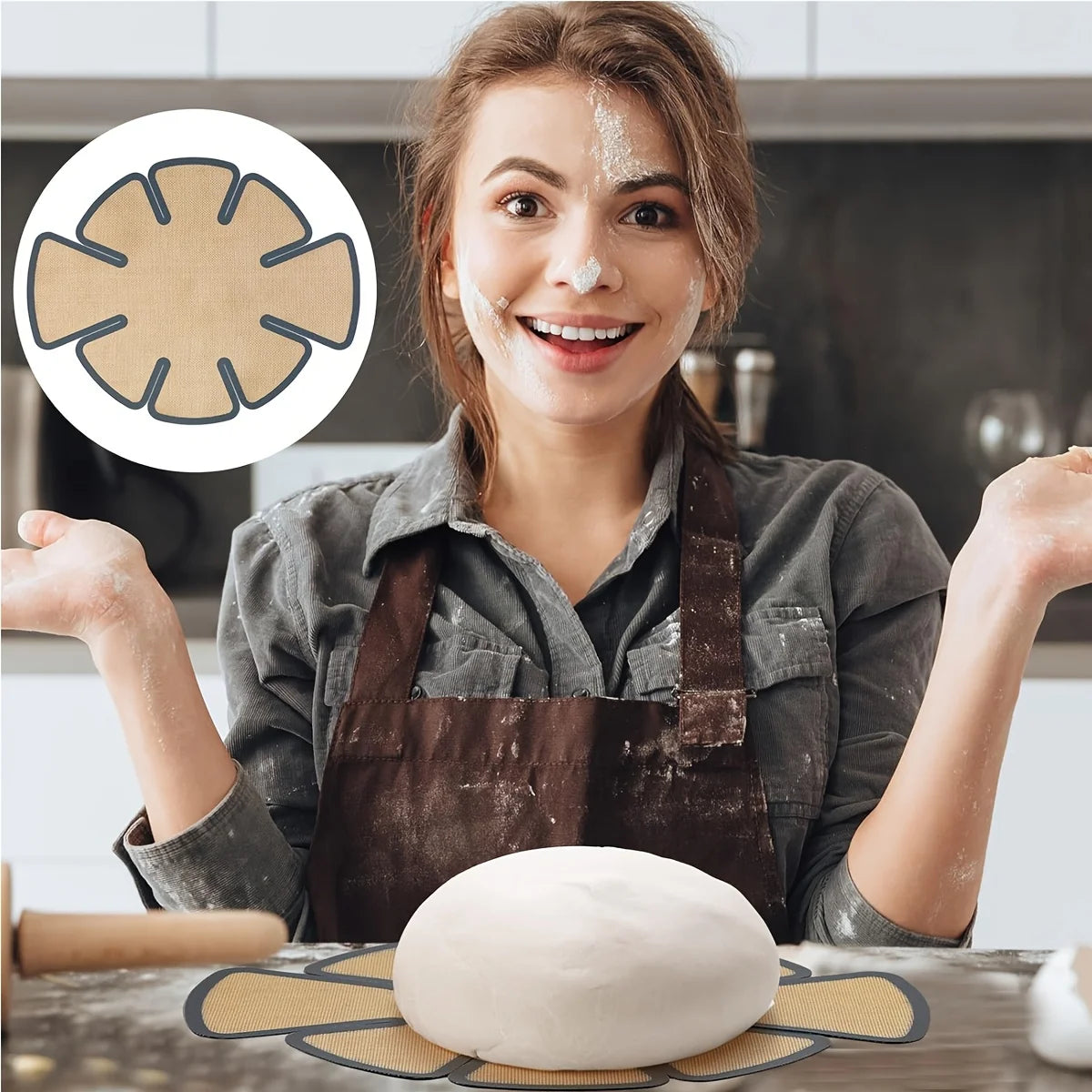 Genanvendelig Silikone Non-Stick Brødbagemåtte