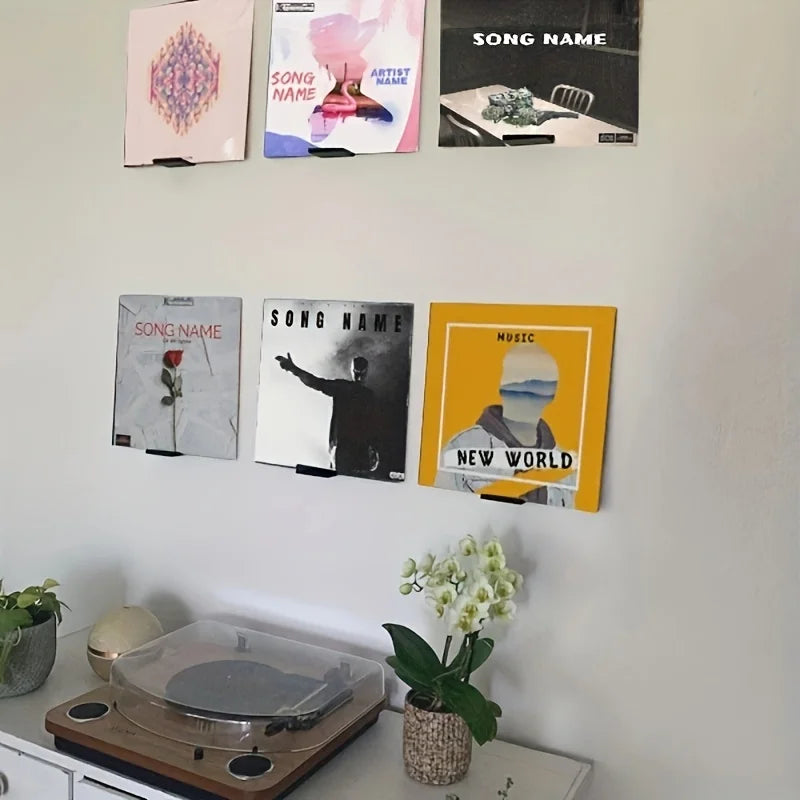 1 stk. Vægmonteret Vinylpladeholder