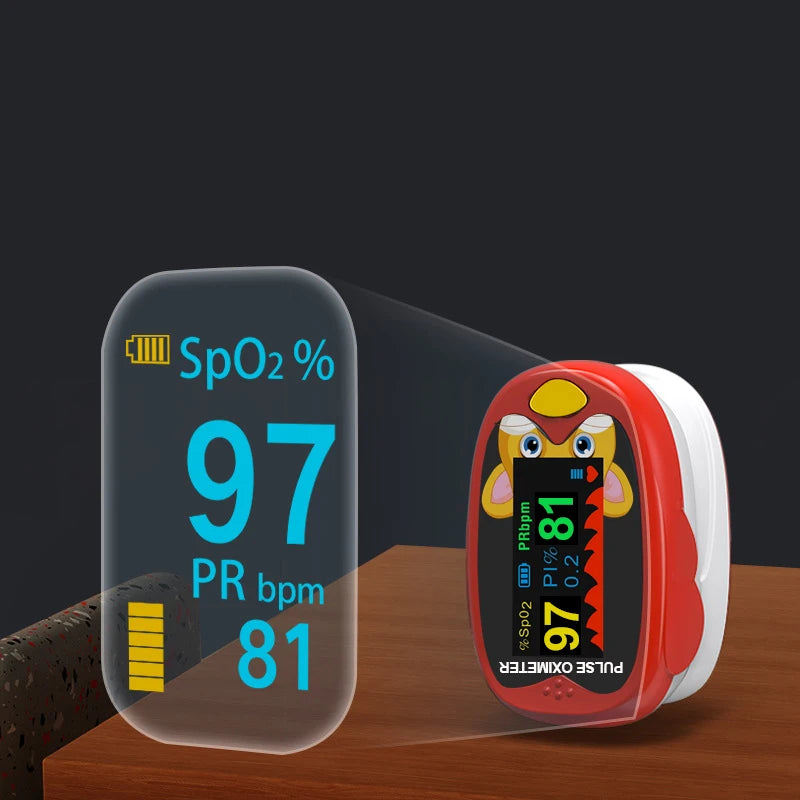 USB Pædiatrisk Pulsoximeter Monitor