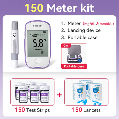 Blodsukkermåler med Teststrimler