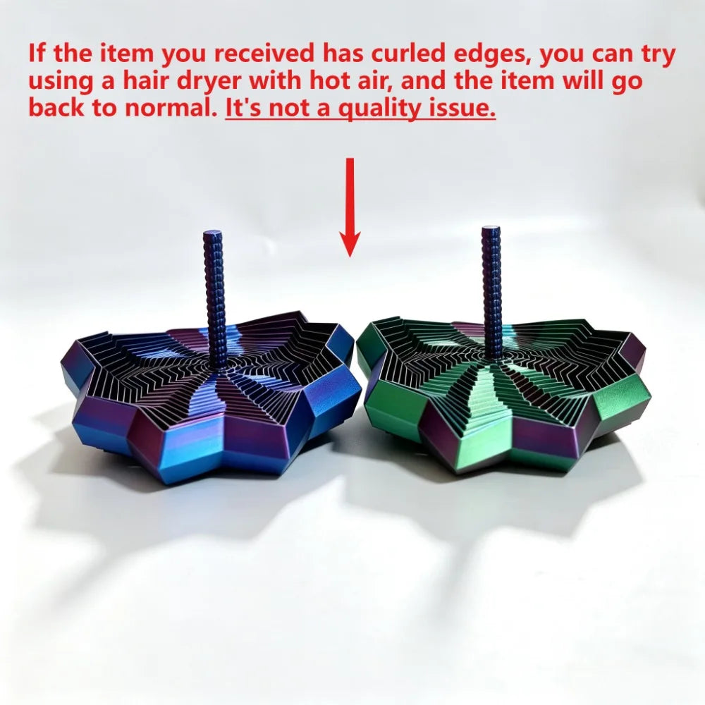 3D-Printet Spinnende Stjerne-Fidget-Legetøj
