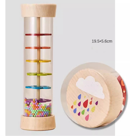 Træ Regnlyd Rystemusik Legetøj til Børn