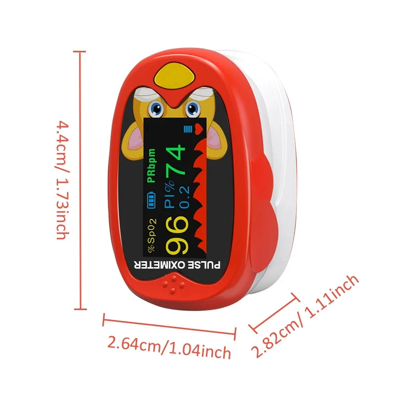 USB Pædiatrisk Pulsoximeter Monitor