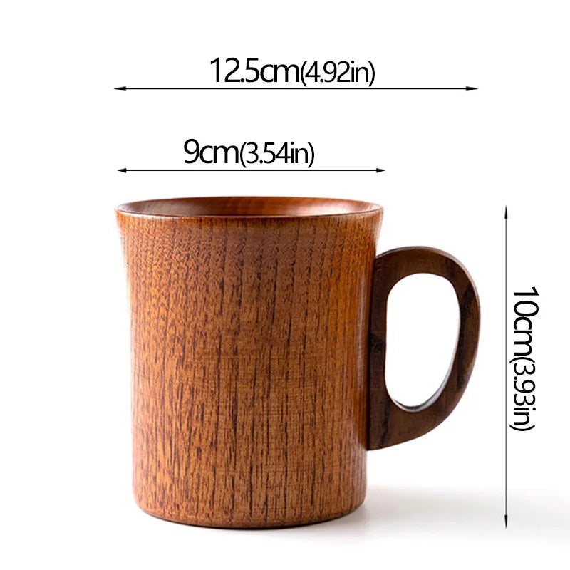 Håndlavet Trækrus – Kaffe, Te, Øl