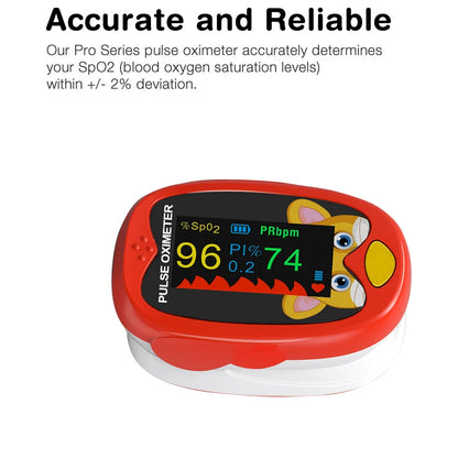 USB Pædiatrisk Pulsoximeter Monitor