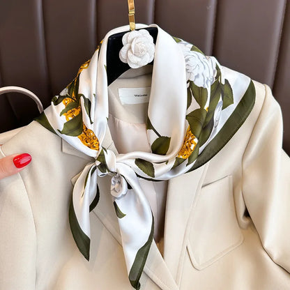 Silke Satin Tørklæde til Kvinder