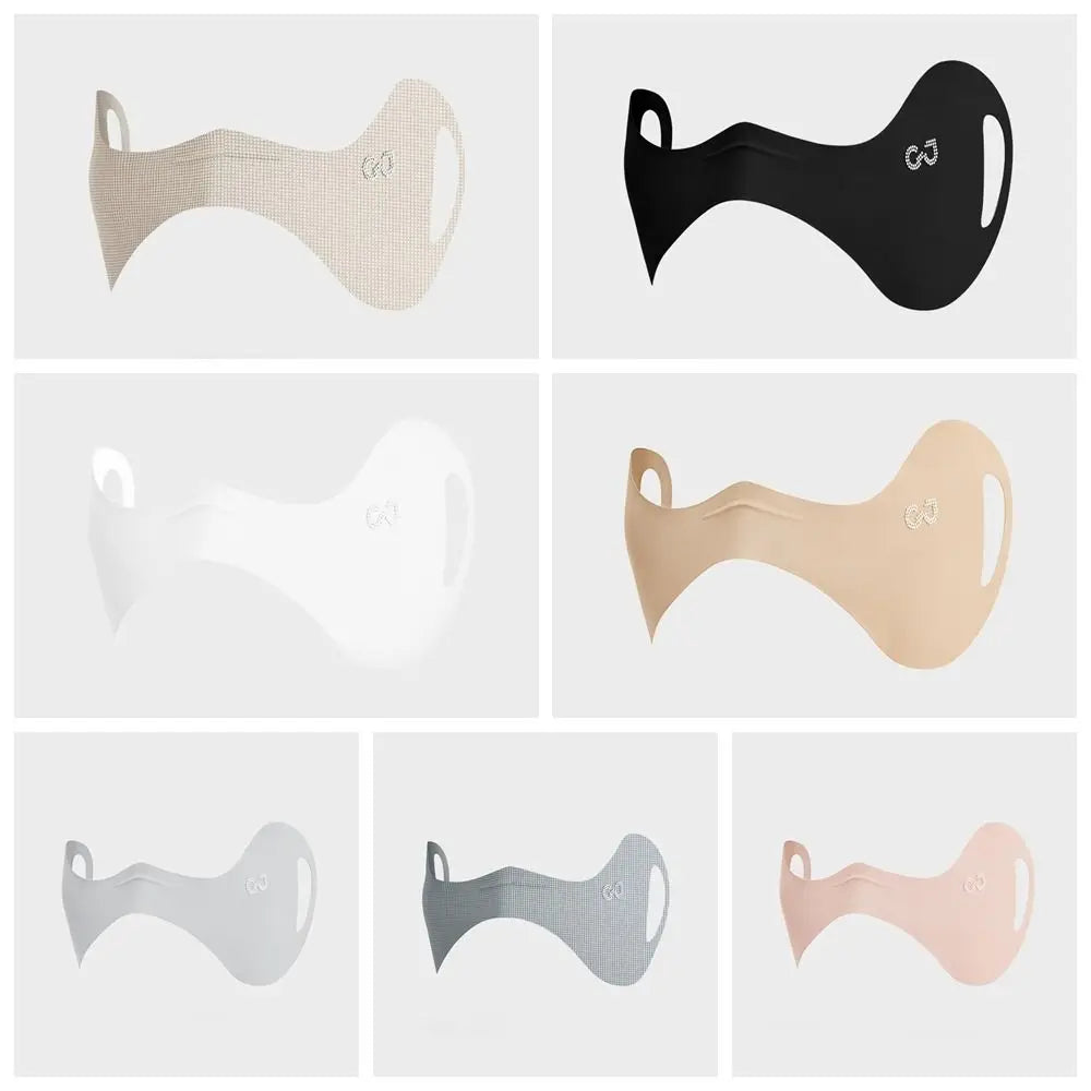 Åndbar Is-silke Øjenmaske med UV-Beskyttelse