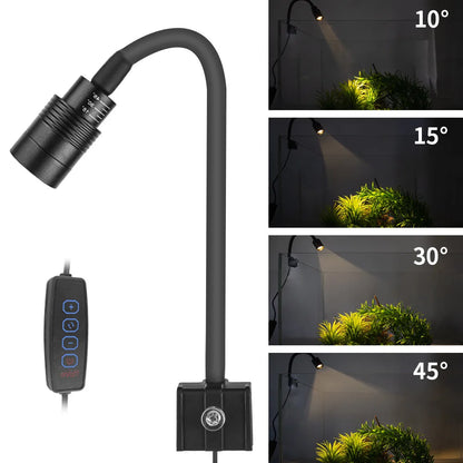 USB LED Akvarieplantelys – Slim, Vandtæt og Clip-on