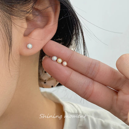 Sterlingsølv Opal Ørestikker til Kvinder