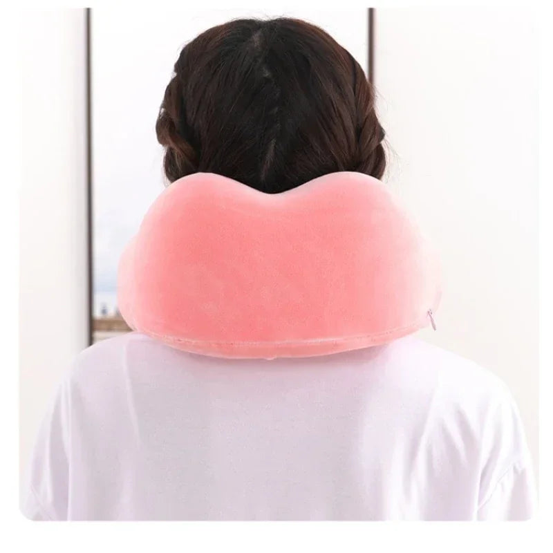 U-formet Memory Foam Rejsepude til Nakken