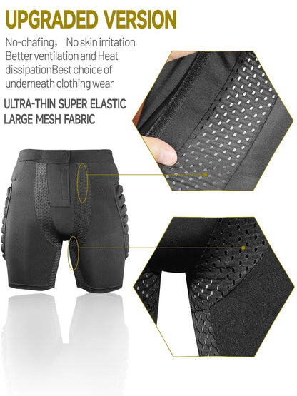 3D-Polstrede Shorts til Snowboard og Ski