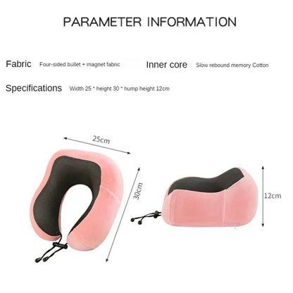 U-formet Memory Foam Rejsepude til Nakken