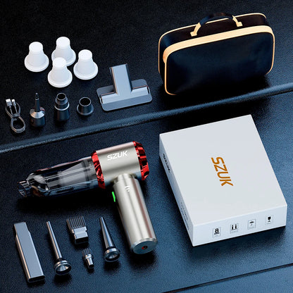 Bærbar Trådløs Mini Bilstøvsuger til Bil og Hjem