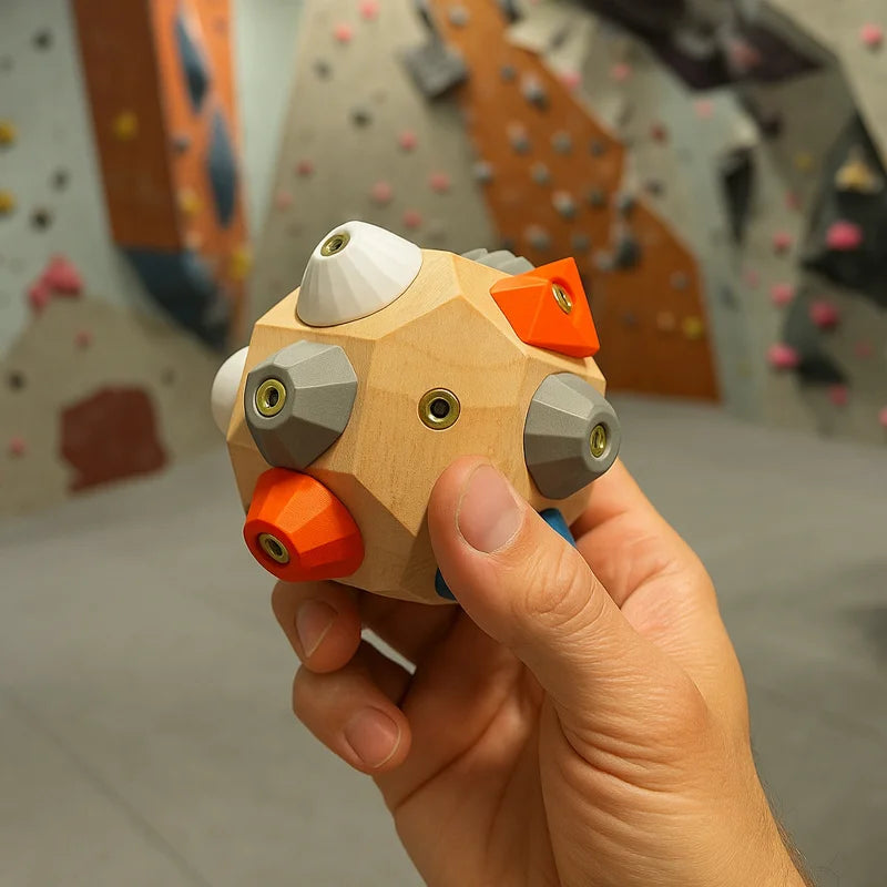 Håndlavede Boulder Klatregreb – Grebsstyrketræner