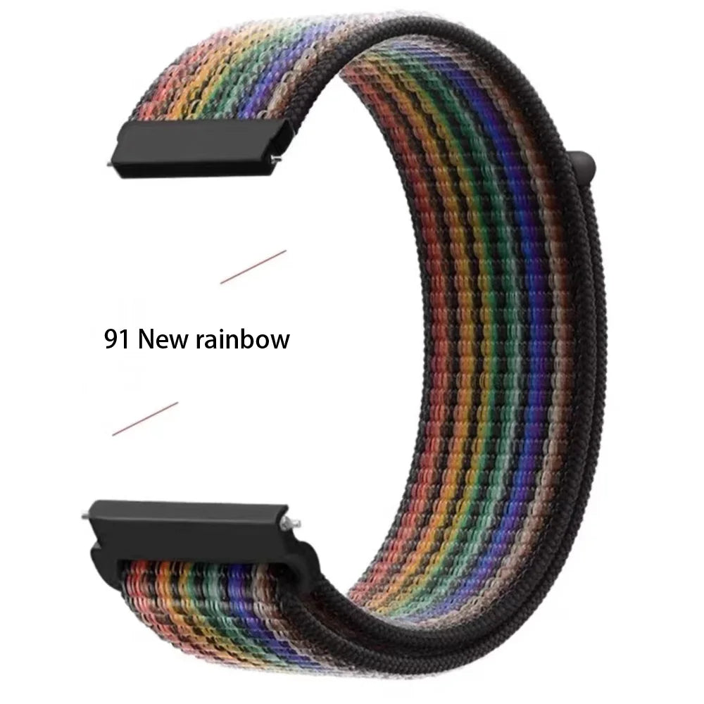 Nylonløkke Urrem til Amazfit, Samsung, Huawei, Xiaomi, Garmin