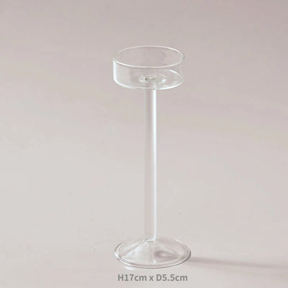 Dekorativt Glas Fyrfadslysestage
