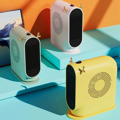 Bærbar 500W Skrivebords Elektrisk Varmer