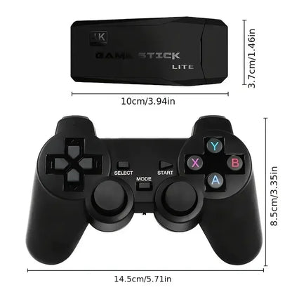 4K Retrospilkonsol med 20.000 Spil og 2 Controllere