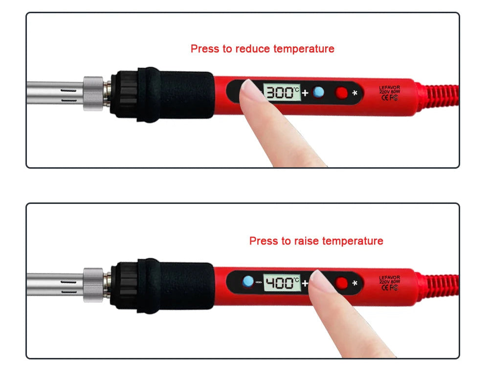 Loddekolbesæt med Justerbar Temperatur