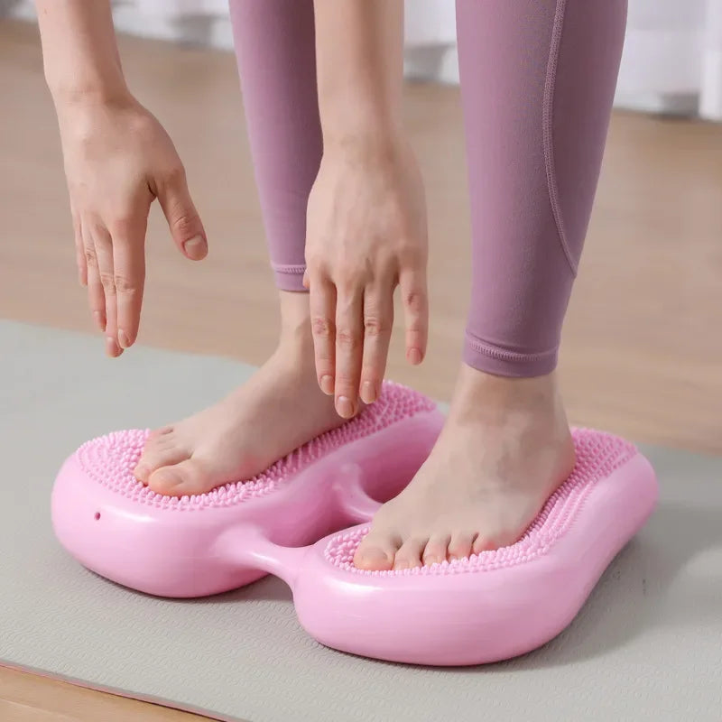 Lydløs Stepper Balance Oppustelig Pude – Hjemmetræning & Fodmassage