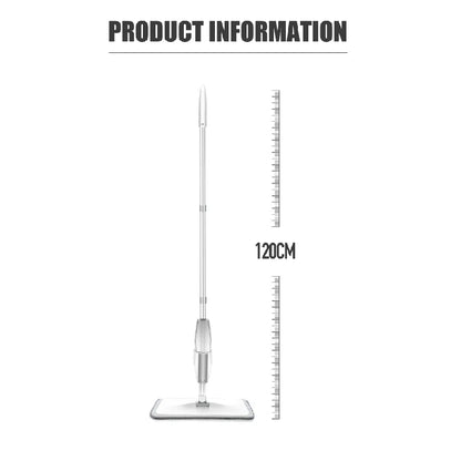 Spraymop- og Kostesæt med Mikrofiberklude