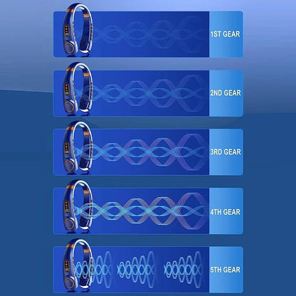Bærbar Hængende Halsventilator med Lys