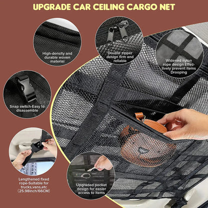 Stærk Bil Loft Cargo Organizer