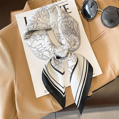 Silke Satin Tørklæde til Kvinder