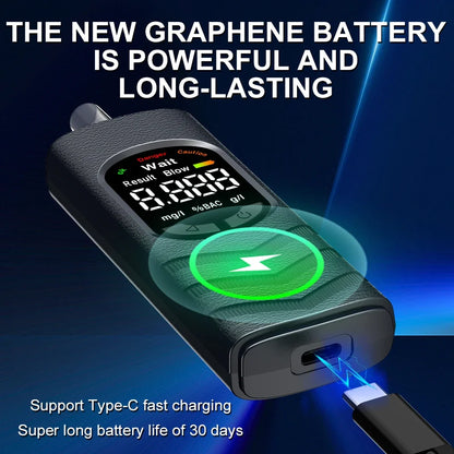 Professionel Digital Alkoholmåler med LCD Display