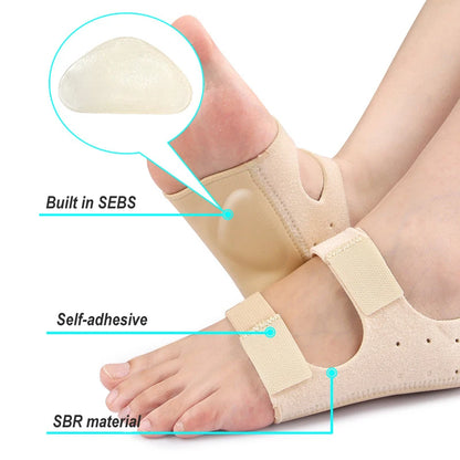 Justerbare Hælpuder til Lindring af Hælspore og Plantar Fasciitis