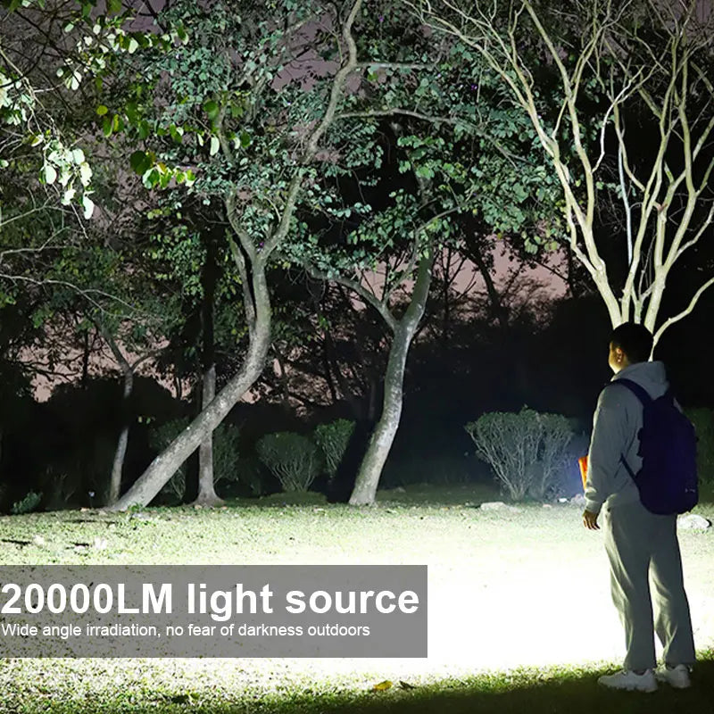 USB Genopladelig LED Solcelleprojektør