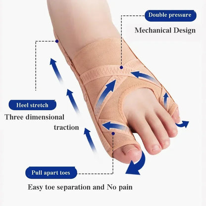 Åndbar Justerbar Bunionkorrektor