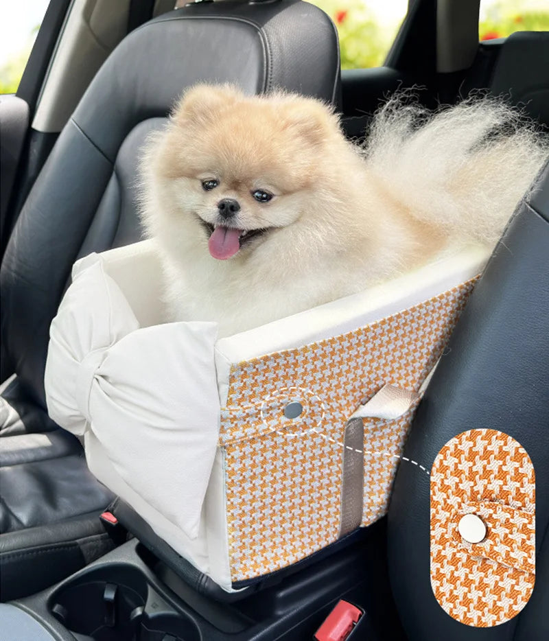 Sød Rejsebilssædepose til Små Kæledyr