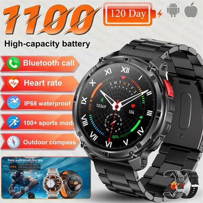 GPS-Smartwatch med Kompas og Sportssporing