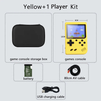 Bærbar Retro Spilkonsol med 500+ Spil