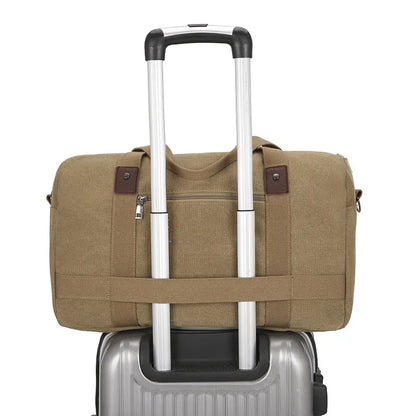 Herre Canvas Rejse Duffel Taske