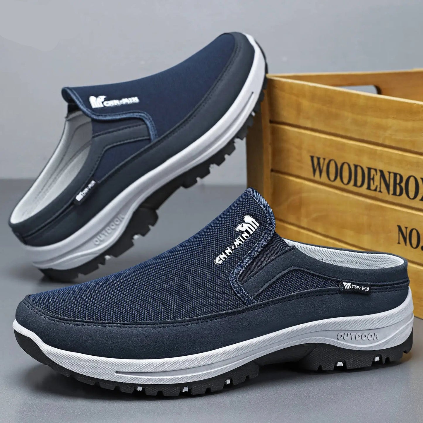 Åndbare Slip-On Sko til Herrer
