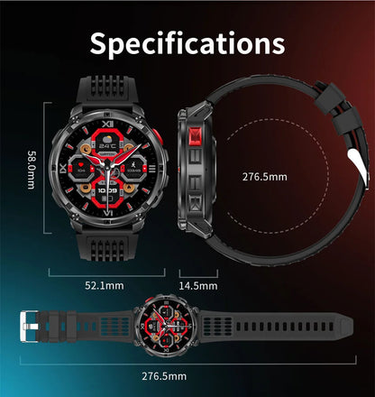 GPS-Smartwatch med Kompas og Sportssporing